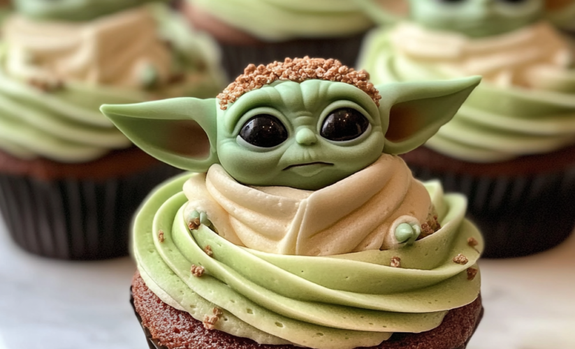 Baby Yoda Cupcakes