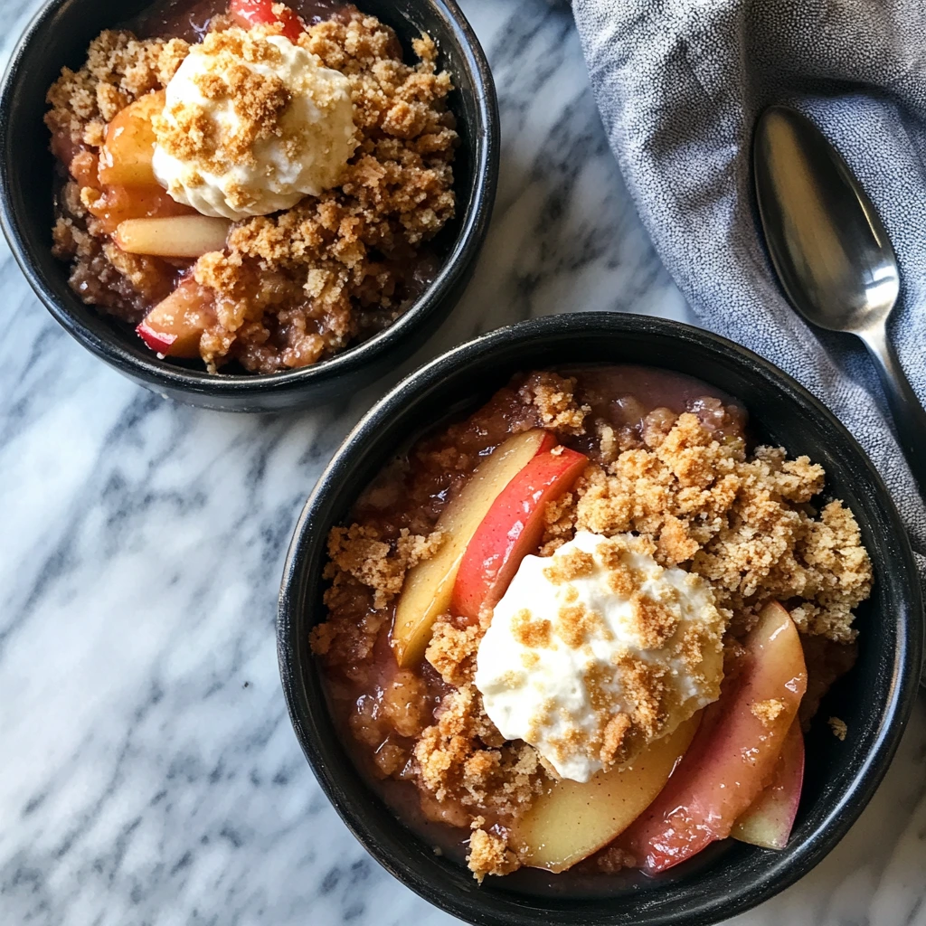 Blackberry and Apple Crumble
